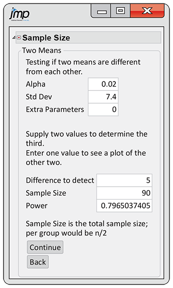 A J M P input window.